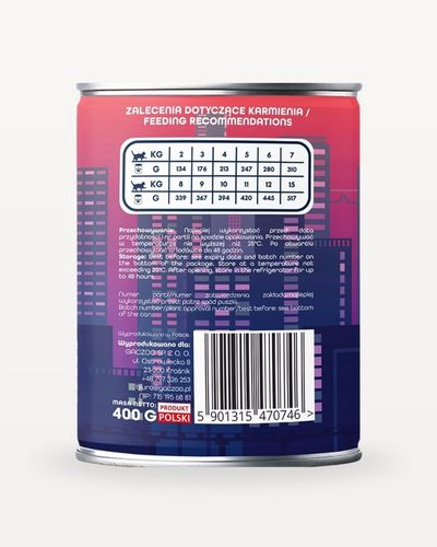 Gaczoo Miejska Miska Sushi z Rybą 400 g – zalecenia