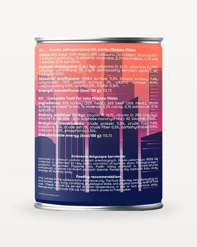 Gaczoo Miejska Miska Tatar Wołowy 400 g – skład