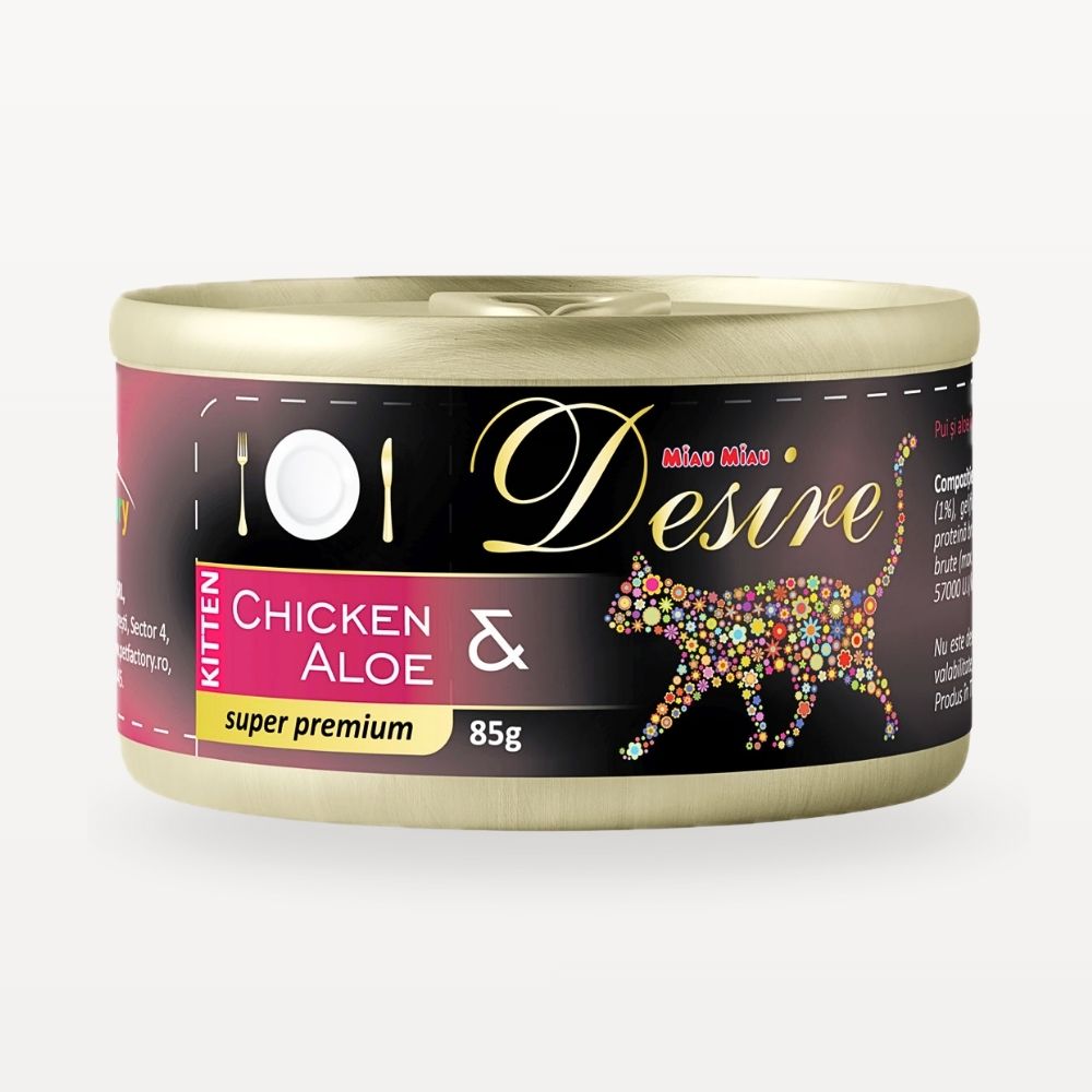 Desire Kitten Chicken & Aloe Vera – 85 g