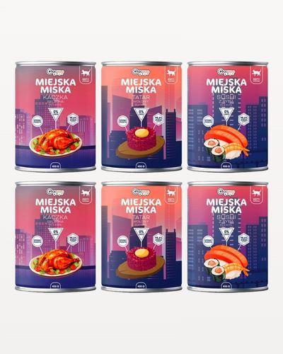 Gaczoo Miejska Miska – Smaki w Harmonii (6 × 400 g)